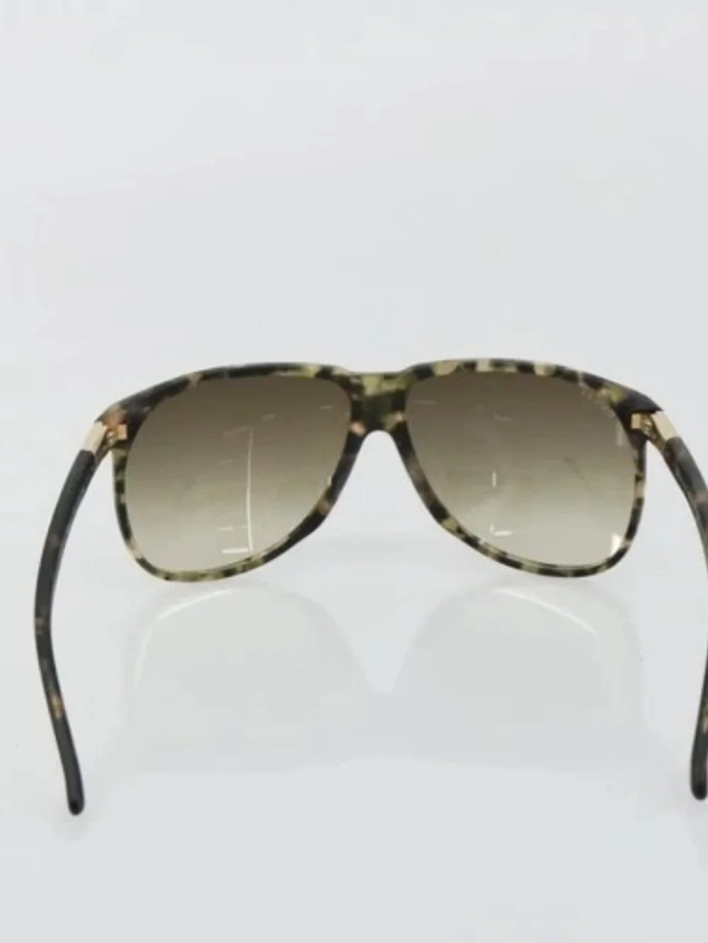 GUCCI Sunglasses plastic Brown Auth 179325A